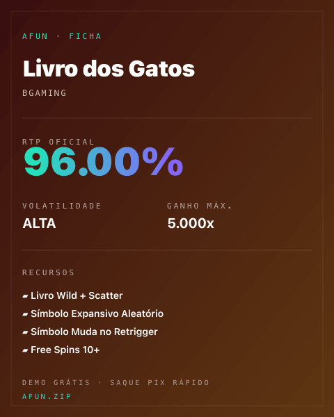 Ficha do catálogo de Livro dos Gatos: dados exibidos para consulta