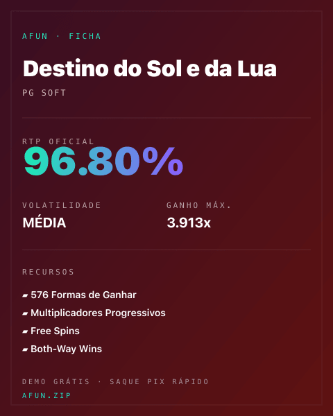 Ficha do catálogo de Destino do Sol e da Lua: dados exibidos para consulta