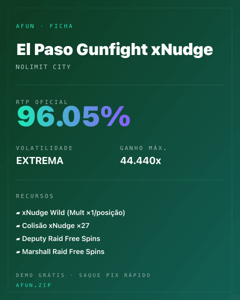 Ficha do catálogo de El Paso Gunfight xNudge: dados exibidos para consulta