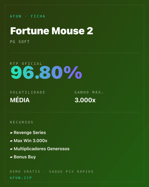 Ficha do catálogo de Fortune Mouse 2: dados exibidos para consulta