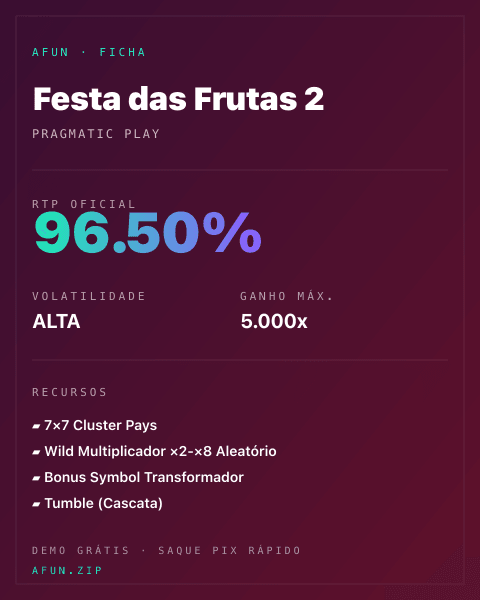 Ficha do catálogo de Festa das Frutas 2: dados exibidos para consulta