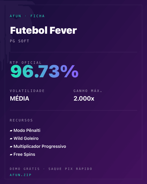 Ficha do catálogo de Futebol Fever: dados exibidos para consulta