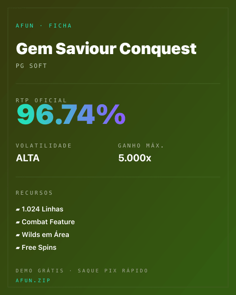 Ficha do catálogo de Gem Saviour Conquest: dados exibidos para consulta