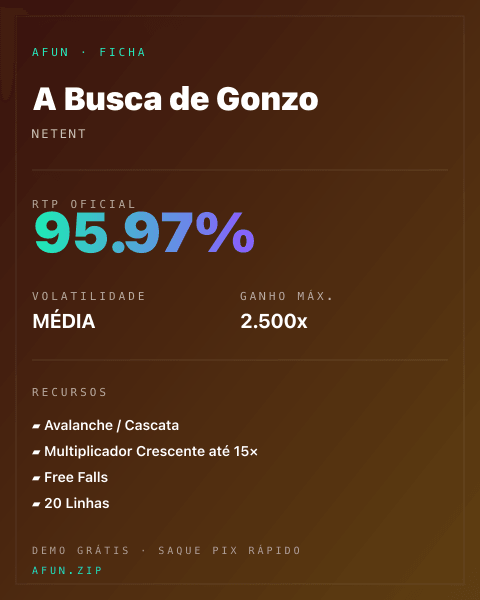 Ficha do catálogo de A Busca de Gonzo: dados exibidos para consulta
