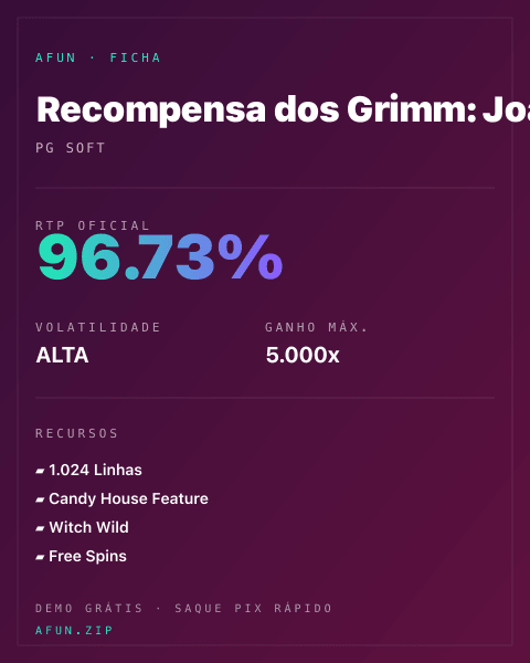 Ficha do catálogo de Recompensa dos Grimm: João e Maria: dados exibidos para consulta