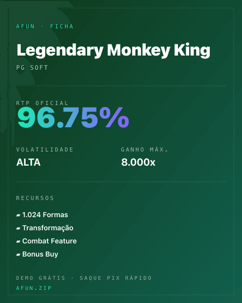 Ficha do catálogo de Legendary Monkey King: dados exibidos para consulta
