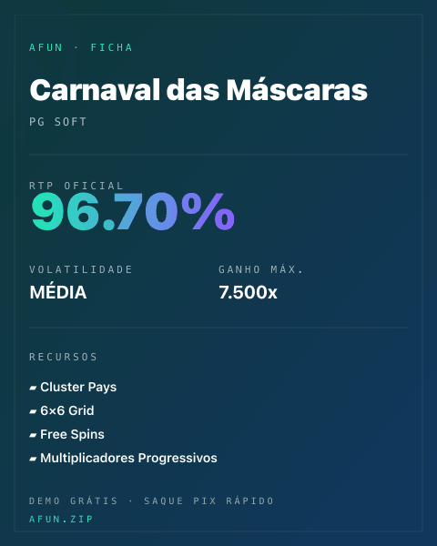Ficha do catálogo de Carnaval das Máscaras: dados exibidos para consulta