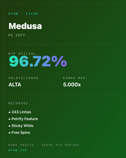 Ficha do catálogo de Medusa: dados exibidos para consulta