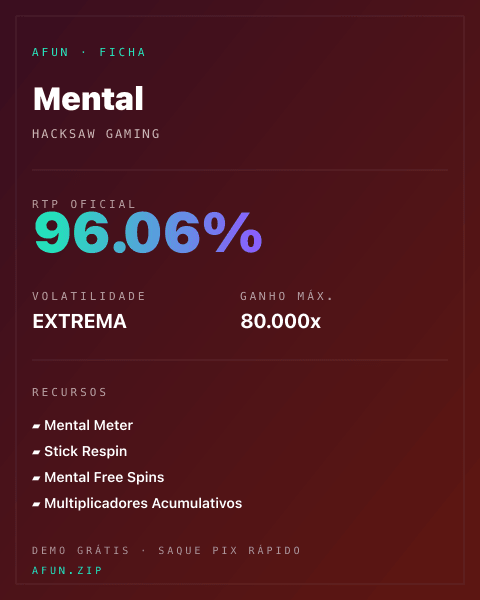 Ficha do catálogo de Mental: dados exibidos para consulta