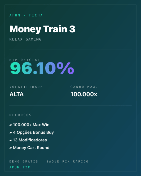 Ficha do catálogo de Money Train 3: dados exibidos para consulta