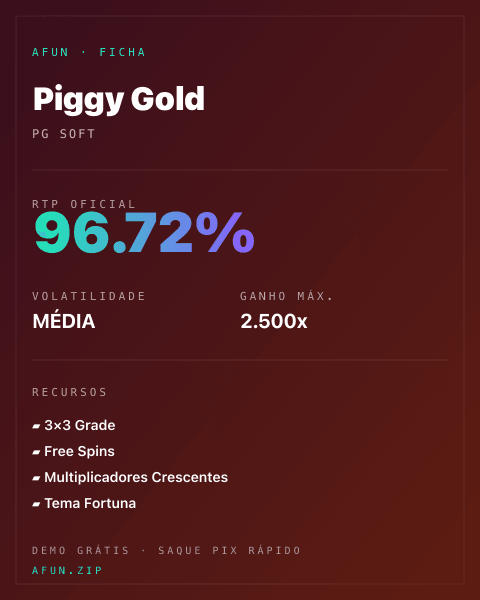 Ficha do catálogo de Piggy Gold: dados exibidos para consulta