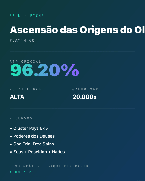 Ficha do catálogo de Ascensão das Origens do Olimpo: dados exibidos para consulta