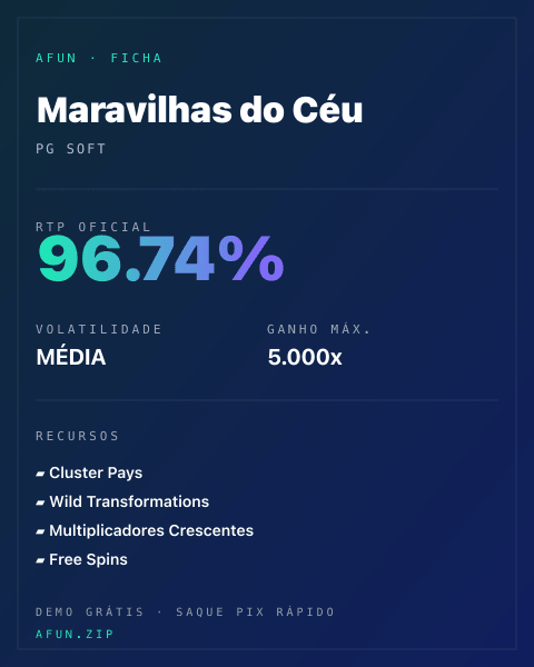 Ficha do catálogo de Maravilhas do Céu: dados exibidos para consulta