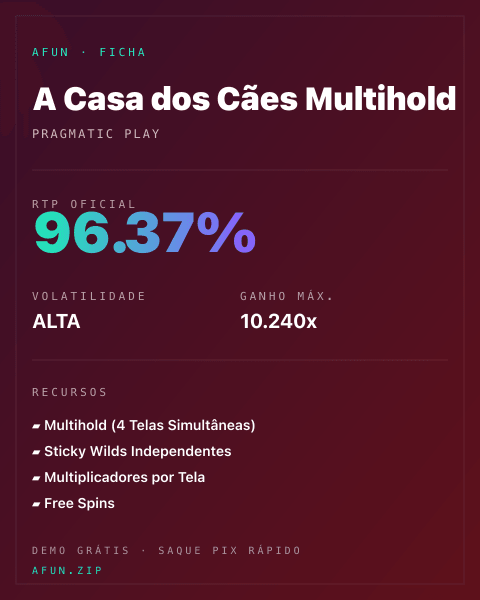 Ficha do catálogo de A Casa dos Cães Multihold: dados exibidos para consulta