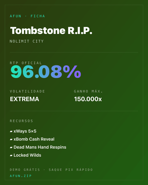 Ficha do catálogo de Tombstone R.I.P.: dados exibidos para consulta