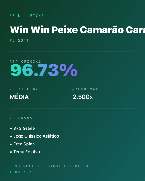 Ficha do catálogo de Win Win Peixe Camarão Caranguejo: dados exibidos para consulta