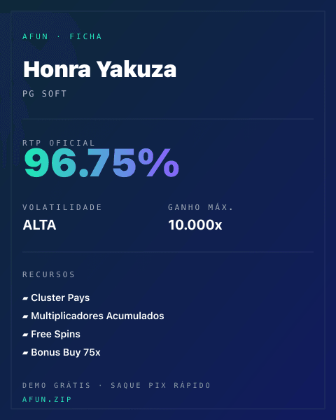 Ficha do catálogo de Honra Yakuza: dados exibidos para consulta